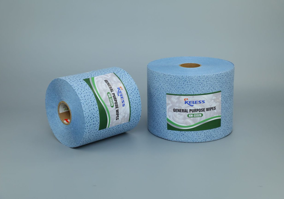 Blue meltblown PP heavy duty oil absorbent industrial clean wipers