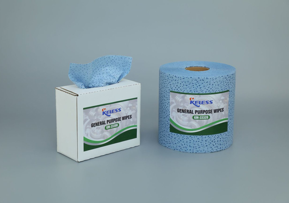 Manufacture Customized pop-up box meltblown PP nonwoven heavy duty Oil Absorb Industrial degreasing clean wipes