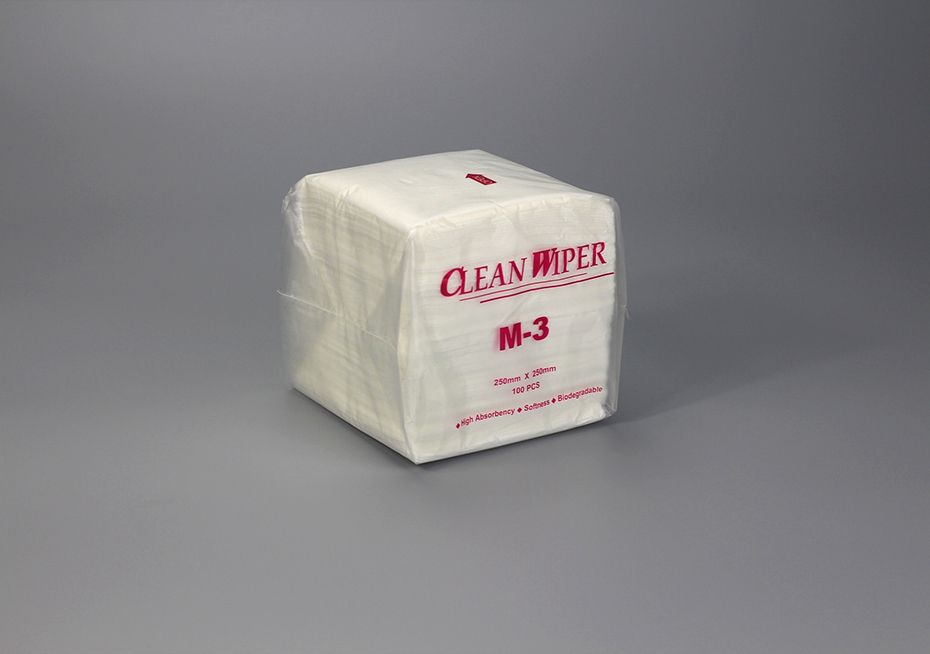 KELESS&reg; M-3 viscose pet blend tough enough for equipment cleaning maintenance Wipes Lint-free Cleanroom Wiper