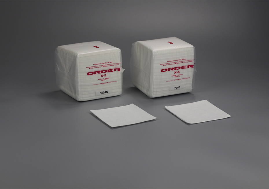 KELESS&reg; M-3 viscose pet blend tough enough for equipment cleaning maintenance Wipes Lint-free Cleanroom Wiper