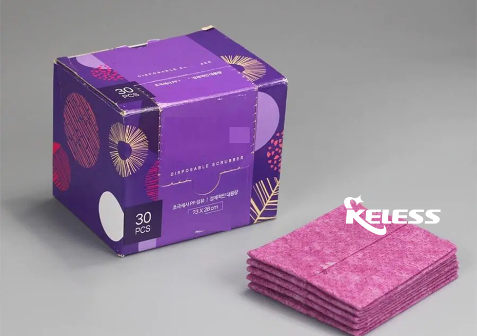 Abrasive Oil Absorbent Polypropylene Cleaning wipes for Kitchen/Bathroom