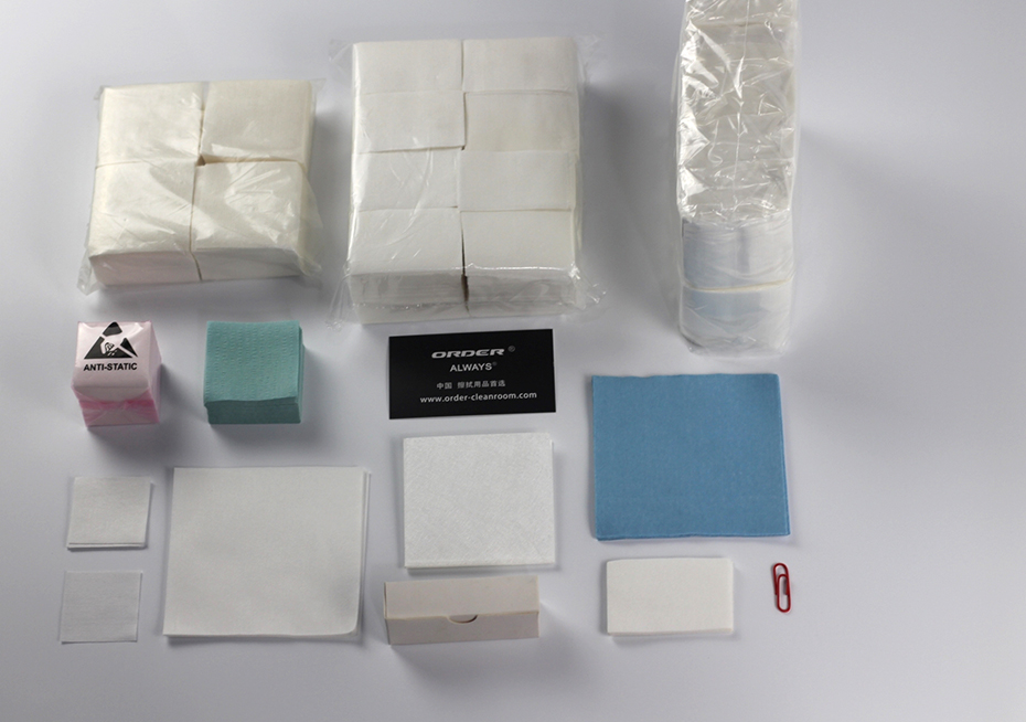 WIP-0609 lint free highly absorbent cleanroom non-woven dust-free cleaning wipers