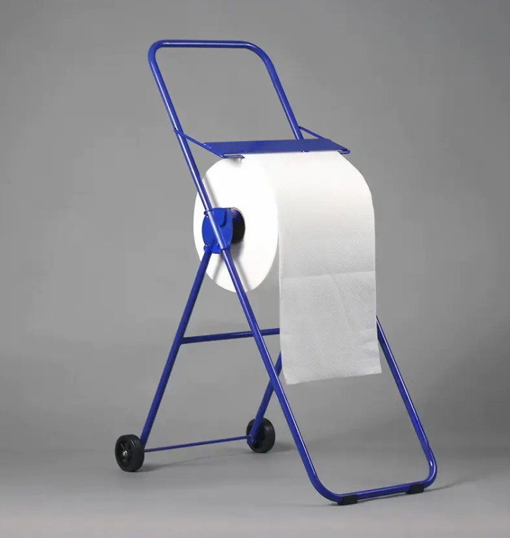 Floor Stand Large Jumbo Roll Wiper Dispenser 