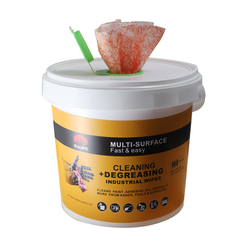 Heavy Duty Meltblown Nonwoven Wet Wipes in Barrel ...