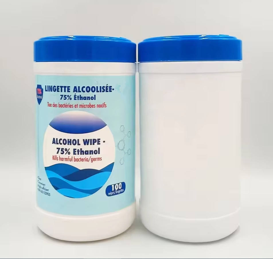 Antibacterial Premium Wet Wipes Biodegradable Tender Barrel Wet Wipes Household Non Woven Alcohol Wet Towel Wipes Tissue