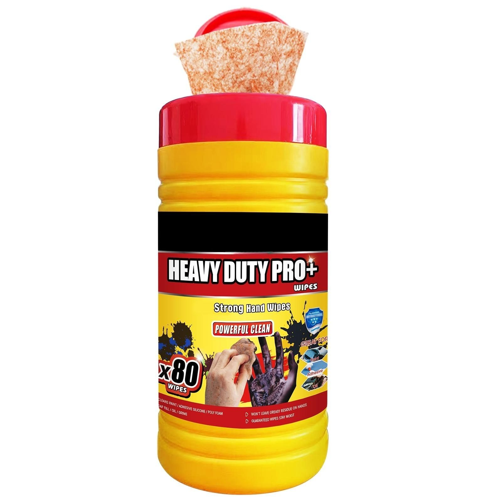 Heavy Duty Industrial Oil Cleaning Wipes All-Purpose Hand Clean Cloth Barrel Pack Industrial Wet Wipes