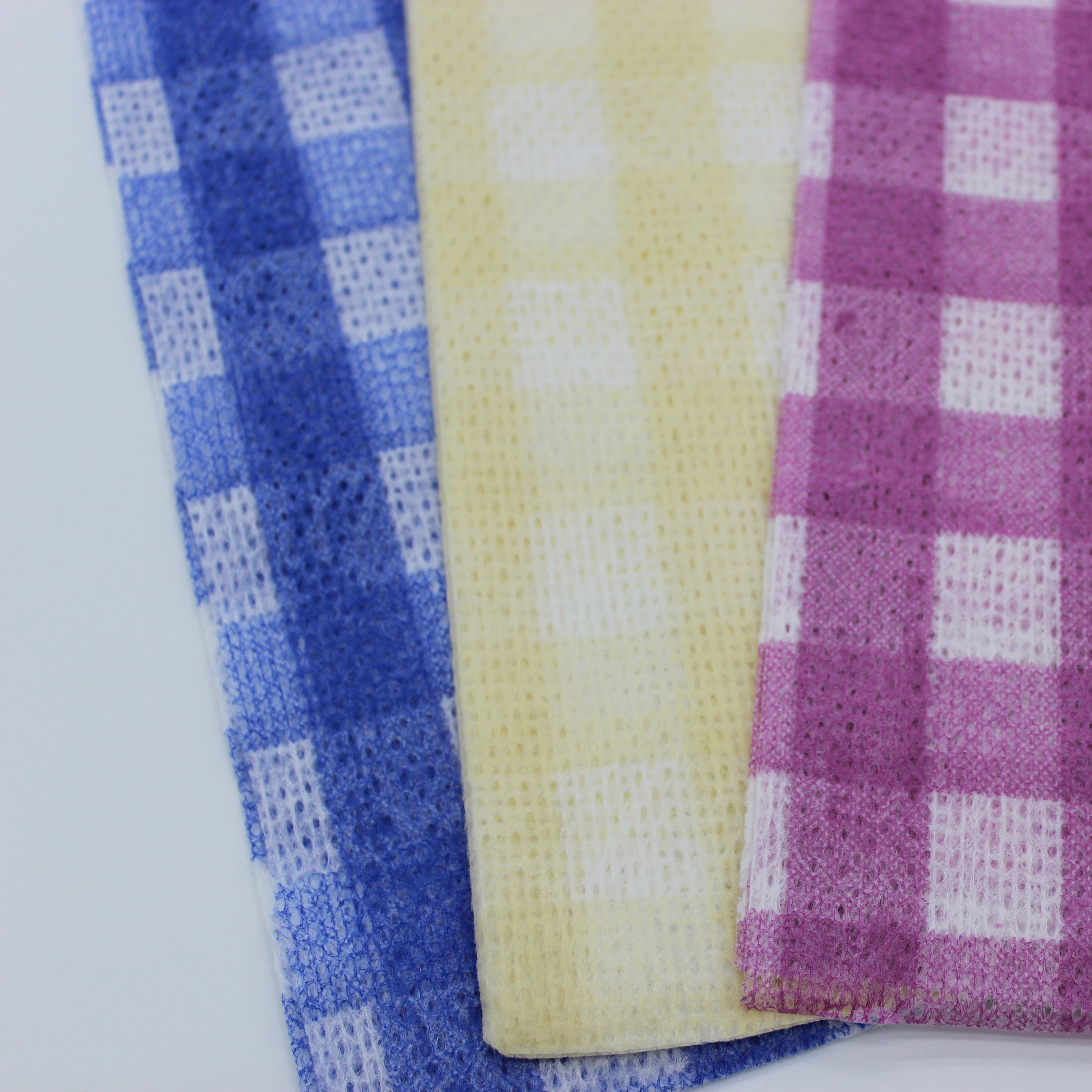 Micro Fiber Eco-Friendly Kitchen Towel Dishcloth Spunlace Nonwoven Nonstick All-Purpose Disposable Cleaning Cloths