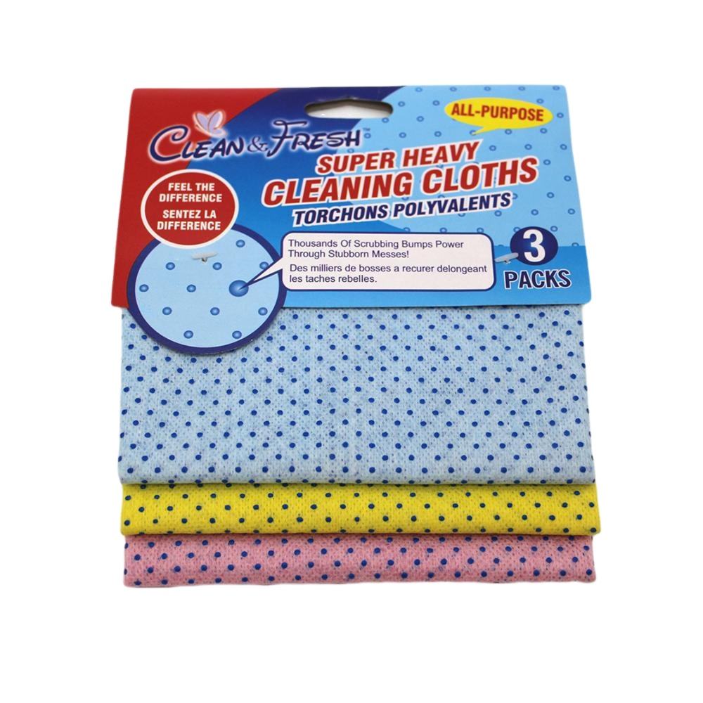 Power Scrub Dots Household Kitchen Cleaning Cloth ...