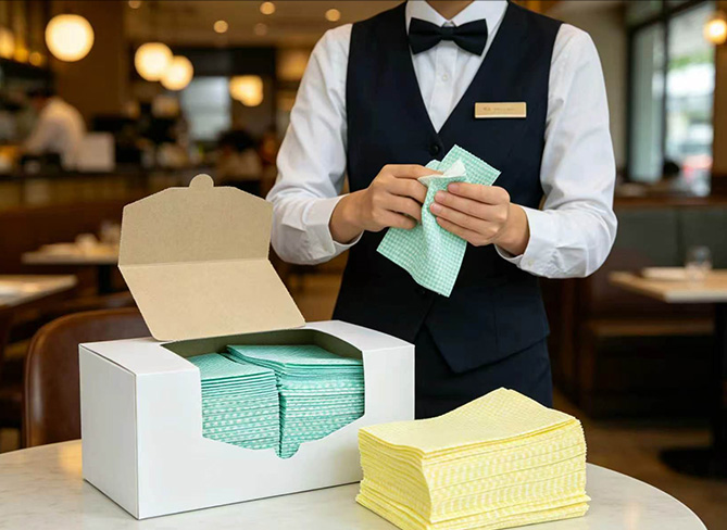 Flushable Eco Wipes for Kitchen & Household