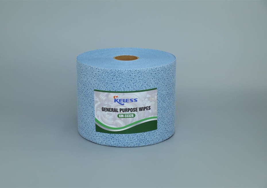 Limpiadoras industriales limpias absorbentes de aceite pesado de PP azul fundido