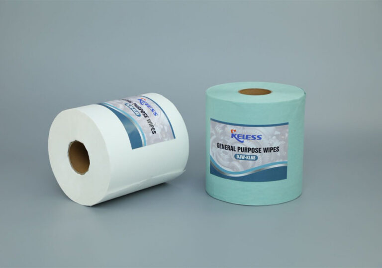 White Jumbo Perforated Roll Nonwoven Industrial Me…