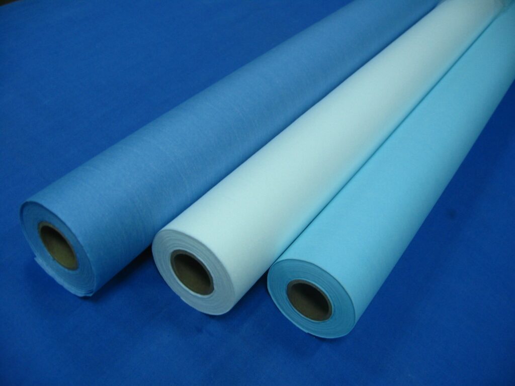 55% pulpa de madera 45% poliéster automático manta lavar rollos de paño