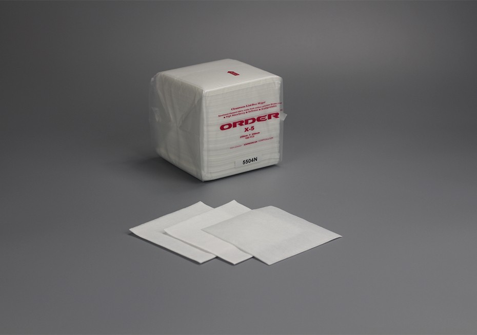 KELESS® M-3 mezcla de viscosa para mascotas lo suficientemente resistente para el mantenimiento de la limpieza de los equipos Wipes Lint-free Cleanroom Wiper