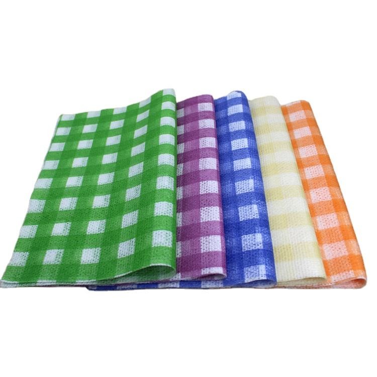 Fábrica al por mayor lavable cocina paño desechable antiadherente limpieza paños de limpieza del hogar